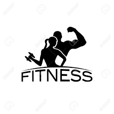 Man And Woman Of Fitness Silhouette Character Vector Design Template Educacao Fisica Logotipo De Academia Logotipo Fitness