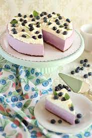 sugarprincess sommerliche no bake blaubeertorte mit quark joghurt creme und sahne rezept und video rezept blaubeertorte beeren torte joghurt rezepte