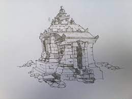 Candi ini terletak kurang lebih 100 km di sebelah barat daya semarang, 86 km di sebelah barat surakarta, dan 40 km di sebelah barat laut yogyakarta. Gambar Sketsa Candi Prambanan