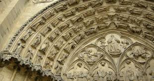Entree De La Cathedrale De Sens Sculptures Animal Print Rug Barcelona Cathedral