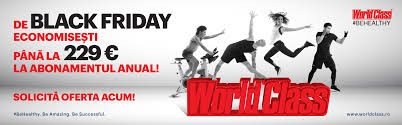 Se poate folosi in orice club wclass platinum sau inferior. Black Friday World Class Plaza Romania Ienjoyplazaromania