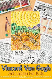 Van Gogh Olive Trees Art Game Art Lesson Plans High School Art Lesson Plans Art Lessons For Kids