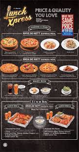Pizza Hut Lunch Express Promotion In Malaysia Lunch Pizza Hut Lunch Menu