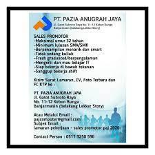 Sweet infant baby jesus quotes talladega : Loker Dihandil Bakti Bjm Hari Ini Lowongan Kerja Daerah Banjarmasin Olx Lowongan Kerja Asisten Pribadi Terbaru Maret 2021 Temukan Loker Yang Sesuai Dengan Lokasi Pendidikan Dan Jogosdobra