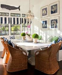 Wicker Dining Room Chairs Coastal Dining Room Nautical Dining Rooms Coastal Style Living Room