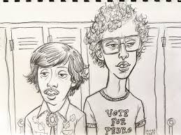 Napoleon dynamite & 9 more best nerds in movies, ranked. Napoleon Dynamite And Pedro Drawing 1024x768 Wallpaper Teahub Io