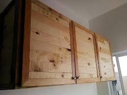 wood pallet recycled kitchen cabinets