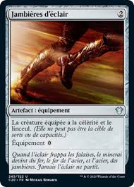 Foil Lightning Greaves Mtg Proxy Clear Frame Proxy Lightning Greaves  Lightning Greaves Proxies - Etsy