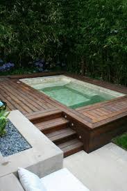 Hot Tub Mini Pool This Would Do Hot Tub Garden Hot Tub Deck Hot Tub Designs