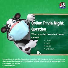 Community contributor can you beat your friends at this quiz? Happy Cow Dairy On Twitter Final Round Of Trivia Night Quiz And Exciting Gift Hampers To Win For Our Kids As They Go Back To School Let S Play To Win Tastehappiness Https T Co Rixvevzmni