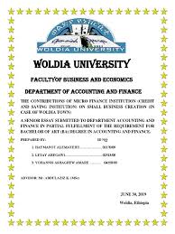 The business plan should contain an executive summary that should be restricted to two pages. The Contribution Of Micro Finance Institution In Creating Small Business Enterpr Microfinance Loans