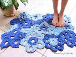 Check spelling or type a new query. Crochet Rug Pattern Flower Rug Goldenlucycrafts