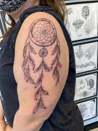 Maybe you would like to learn more about one of these? Tattoo Tagged With Dreamcatcher Outline Inked App Com