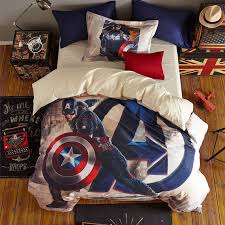 Twin size loft kids wooden bunk bed for boys full size bed queen size captains bed have pink color wholesale. Marvel Captain America Bedding Set Twin Queen Size Comforter Set