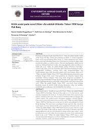 Contoh kritik sastra novel dilan. Pdf Kritik Sosial Pada Novel Dilan Dia Adalah Dilanku Tahun 1990 Karya Pidi Baiq