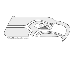 Nfl Seattle Seahawks Stencil Jpg 1 100 850 Pixels Nfl Seattle Seahawks Seattle Seahawks