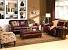 Burgundy And Blue Living Room