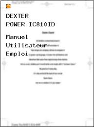 Les notices et manuels proposés par manuels.solutions sont des document électroniques en pdf. Http Www Manuels Solutions Document Init Php Marque Dexter Modele Power 20ic810id Doctype1 Manuel Doctype2 Utilisateur Doctype3 Emploi