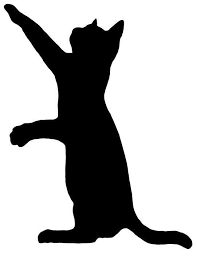 Details About Cat 5 Silhouette Decal Sticker Custom Living Room Hallway Kitty Kitten Outline Hayvan Silueti Cizimler Ve Aplike Sablonlari