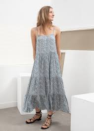 Ruffle Tier Maxi Dress Floral Maxi Dresses Other Stories Tiered Maxi Dress Maxi Dress Beach Maxi Dress