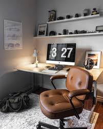 This modern chair features durable industrial grey finish and pinewood construction, beautifully accented by plump, foam padded fabric upholstery. Modern Industrial Office Chair Roundup Miranda Schroeder