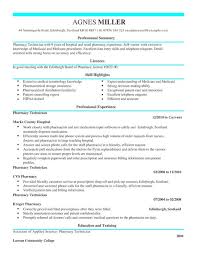 Pharmacy Technician CV Example for Healthcare | LiveCareer