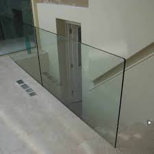 Clearview glass railings are entirely transparent. Glass Railing With Solid Aluminum Base Yurihomes