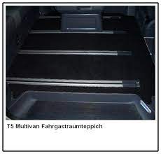 Komplett teppich set für vw t4 multivan /generation/atlantis vorne mitte hinten. Gastraum Teppich Fussmatte Fur Vw T5 Multivan Mit Schienensystem