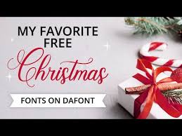 Download My Favorite Free Christmas Holiday Fonts From Dafont Youtube Yellowimages Mockups