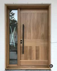 Teak wood modern designer doors buy teak wood modern designer doors for best price at inr 10 k / piece(s) ( approx ). White Oak With White Brick Entry Door Unit Handcrafted With Love 1925workbenchdoors Madeincanada Oak Exterior Doors Rustic Exterior Doors Oak Front Door