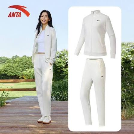 ANTA Bộ Quần Áo Thể Thao Nữ Lót Lông Ấm Áp, Năng Động, Thời Trang 962617202N | Shopee Việt Nam