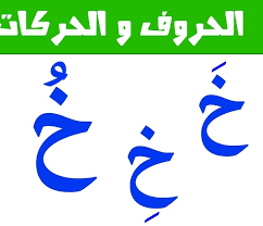 حرف الخاء بالحركات خ teach arabic writing practice worksheets arabic lessons