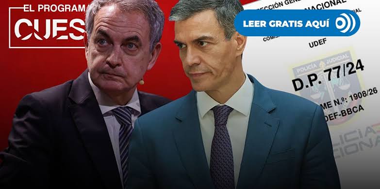 Los mensajes bomba de Zapatero que marcan la caída de Sánchez: "Tengo un  sobre para el presi"