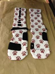 Custom Nike Elite Socks Maroon Paw Print Nike Elite Socks Custom Nike Elite Socks Custom Nike Elites
