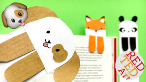 Dog Bookmark Cute Bookmark Ideas Red Ted Art Make Crafting With Kids Easy Fun As usual it isn't finished, but as usual i'm not going to finish it. dog bookmark cute bookmark ideas