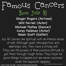 Remember, as a water sign, their motto is i feel, and their emotions are intense and passionate. Cancer Zodiac Star Sign Famous Inspirational Cancerians Facebook