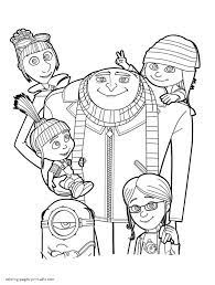 Evil balthazar bratt from despicable me 3. Despicable Me 3 Coloring Pictures For Kids Coloring Pages Printable Com