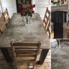 And that's how you upcycle a dining table! I Upcycled Leftover Building Scraps And Concrete From A Home Project To Build A Dining Room Table X Post From R Reuse Because It Fits Here Steps Posted In The Comments Zerowaste