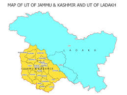 ladakh union territory map govt releases maps of uts of jk