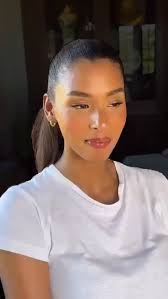 Gorgeous @loveinparisss for @pumagolf , Hair