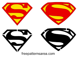Superman Symbol Logo Vectors Freepatternsarea Superman Symbol Silhouette Vector Mickey Mouse Silhouette