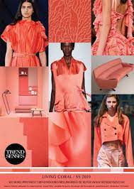 trendsenses moodboard living coral spring summer 2019 com color trends fashion trend forecast solid chips