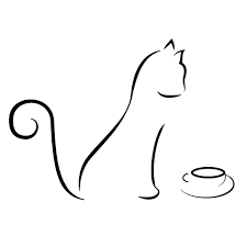 Cat Line Drawing By Mechanismatic On Deviantart Cat Tattoo Coffee Cup Tattoo Line Drawing
