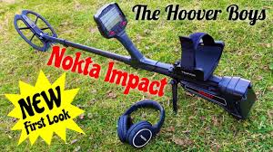 The cable is coiled to help reduce tangles and snags. Nokta Impact Metal Detector Review Test First Look New 2017 Youtube