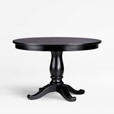 When you rotate the expanding circular dining table, its six segments that make up. Avalon 45 Black Round Extension Dining Table Reviews Crate And Barrel