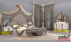 غرف نوم كلاسيك احدث ديكورات غرف نيو كلاسيكية تصاميم استيل 2019 قصر الديكور Bedroom Furniture Design Bed Furniture Design Furniture