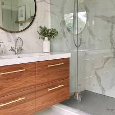 Never A Bad Time To Share Our Walnut Fronts On A Double Wide Ikea Godmorgon Bath Cabinet Photo By He Ikea Godmorgon Bath Cabinets Bathroom Inspiration Modern