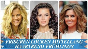 Vor allem naturlocken sind in puncto pflege und styling sehr aufwendig. Die Besten 20 Ideen Zu Frisuren Locken Mittellang Haartrend Fruhlings 2018 Youtube