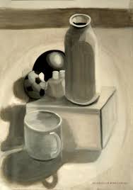 Black And White Still Life Oil Painting Oil On Canvas Monocromatic Black White Still Life Monocromatic Painting Monochromatic Paintings Oil On Canvas