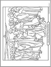 Jesus and the ten lepers, clip art and coloring pages. 12 Apostles Of Jesus Christ Coloring Page Twelve Apostles Names